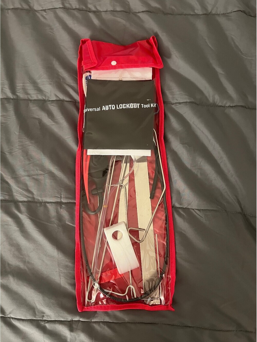 Universal Auto Lockout Tool Kit with Red Carrying Case